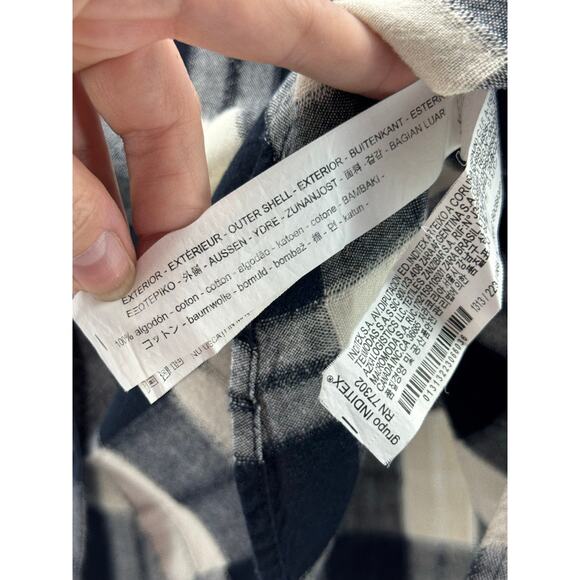 Zara Denim Basic Women’s Button Up Plaid Shirt - M - Picture 7 of 13